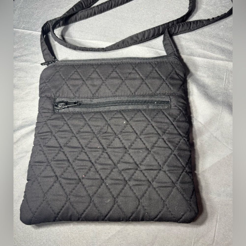 Quilted Black Crossbody Shoulder Bag EPC